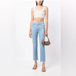 Paige Cindy Raw Hem Jeans Size 26